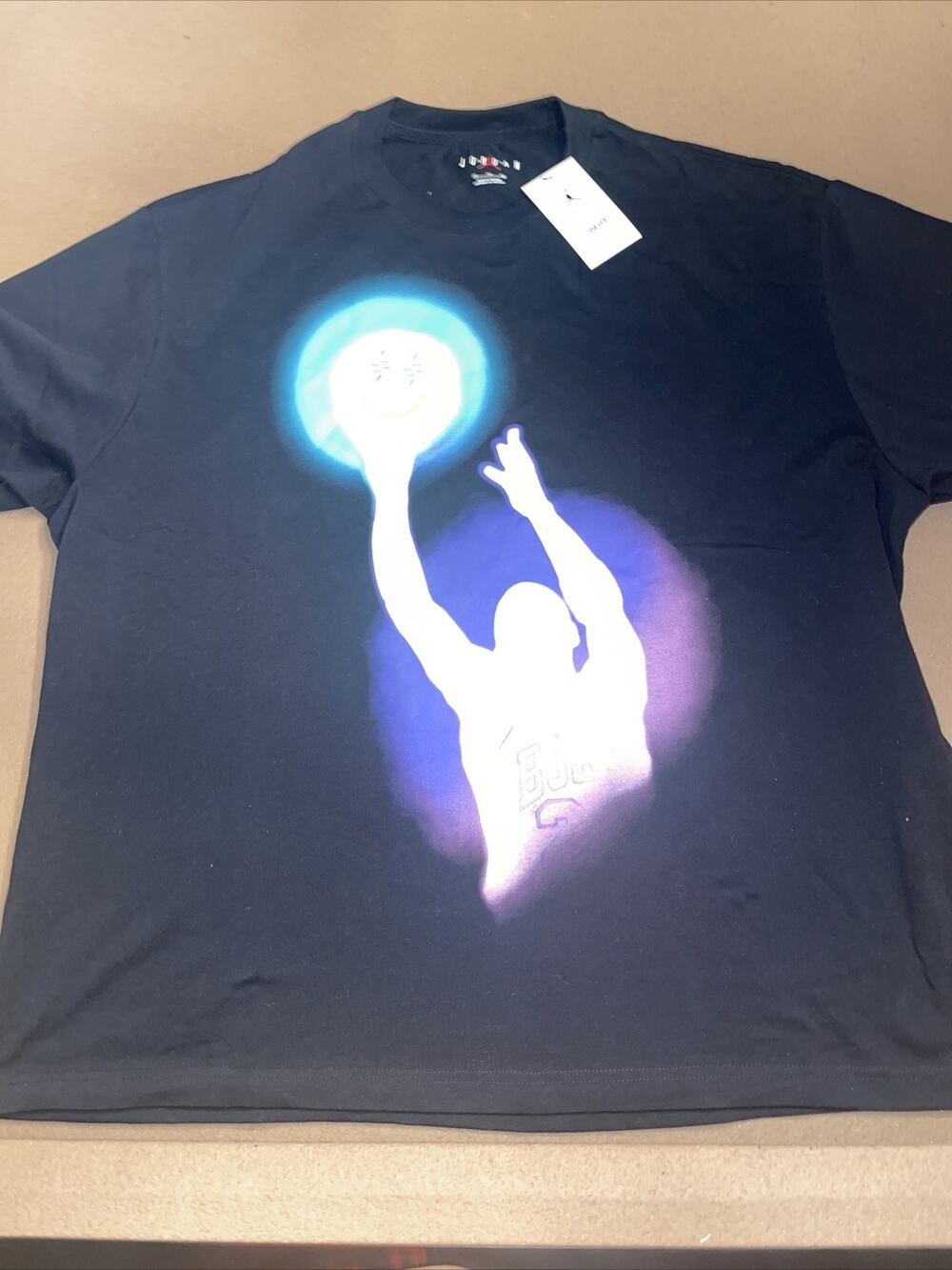 Air Jordan x J Balvin T-Shirt Mens Size XXL Black DR2962-010 AUTHENTIC (NEW)